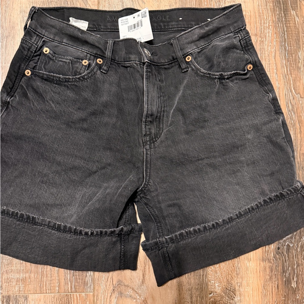 American Eagle Outfitters Women's Dark Gray Jean Shorts